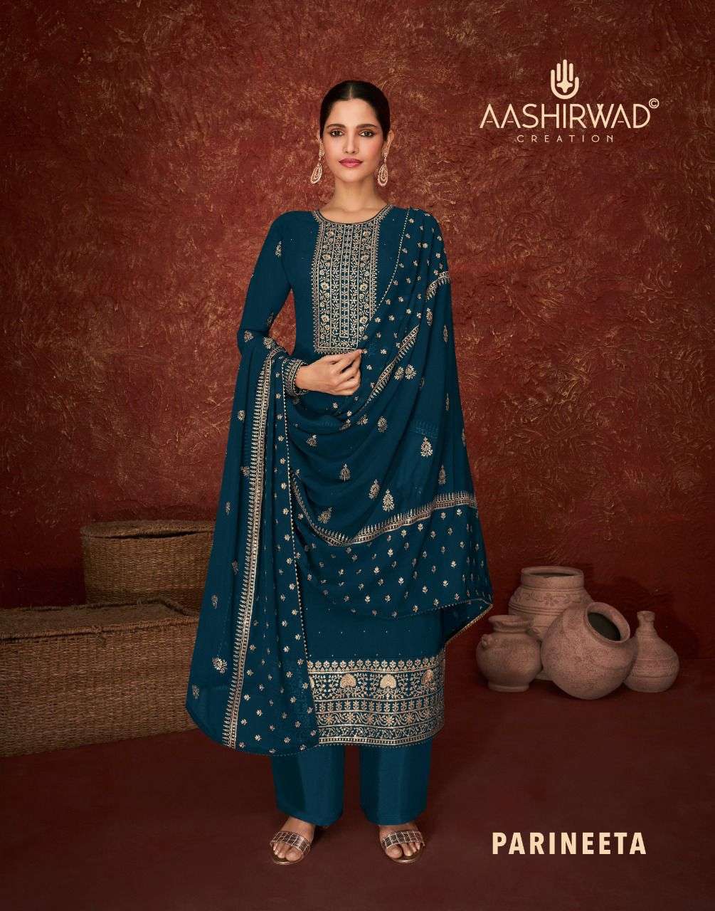 aashirwad parineeta elegant salwar kameez design new collection 