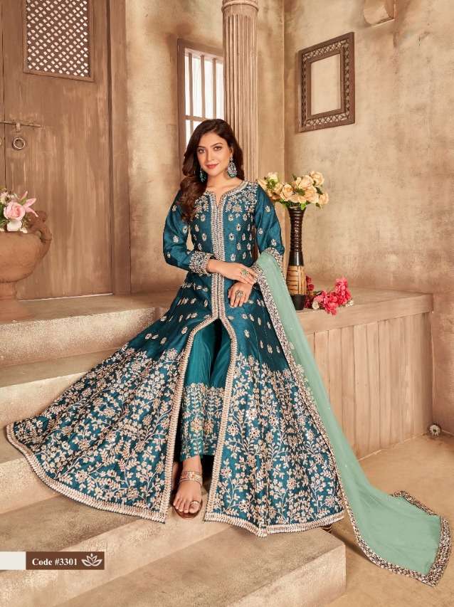 dani creation aanaya vol 133 art silk exclusive long fancy salwar kameez