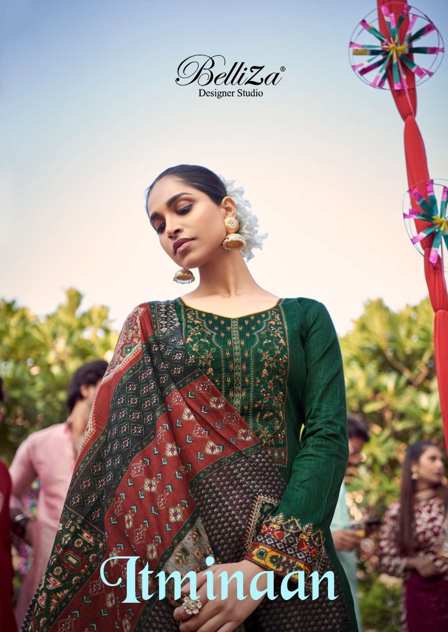 itminaan by belliza jam cotton indian dress materials