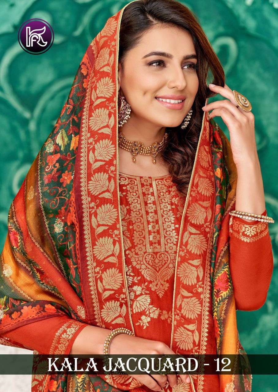 kala jacquard vol 12 pure materials good quality new design 