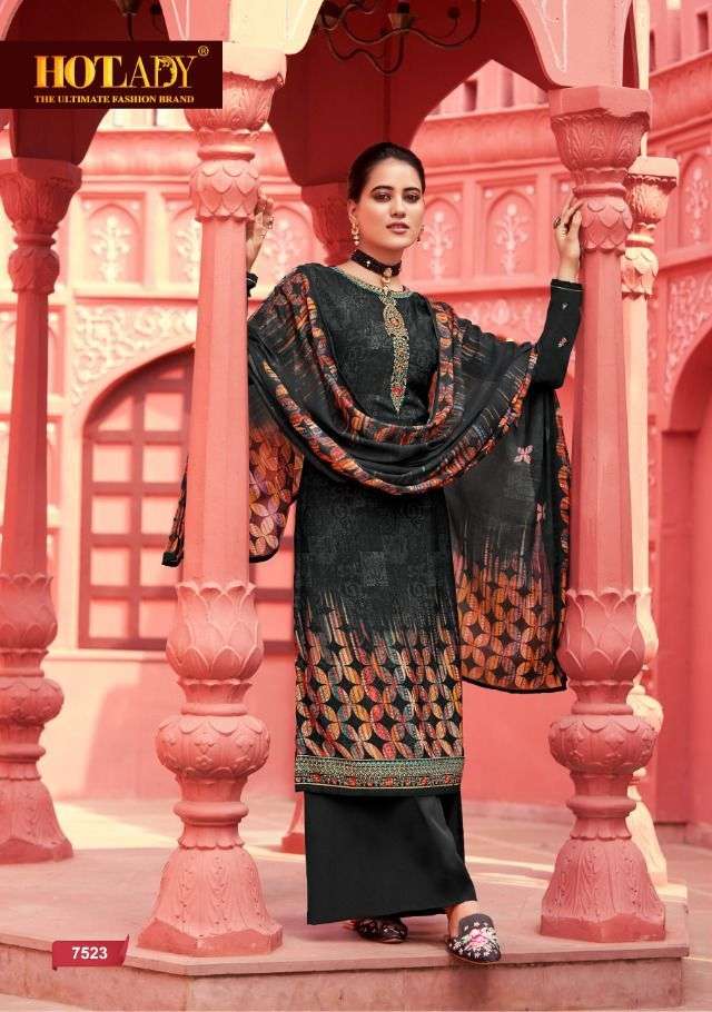 kasturi by hotlady printed crape designer salwar kameez