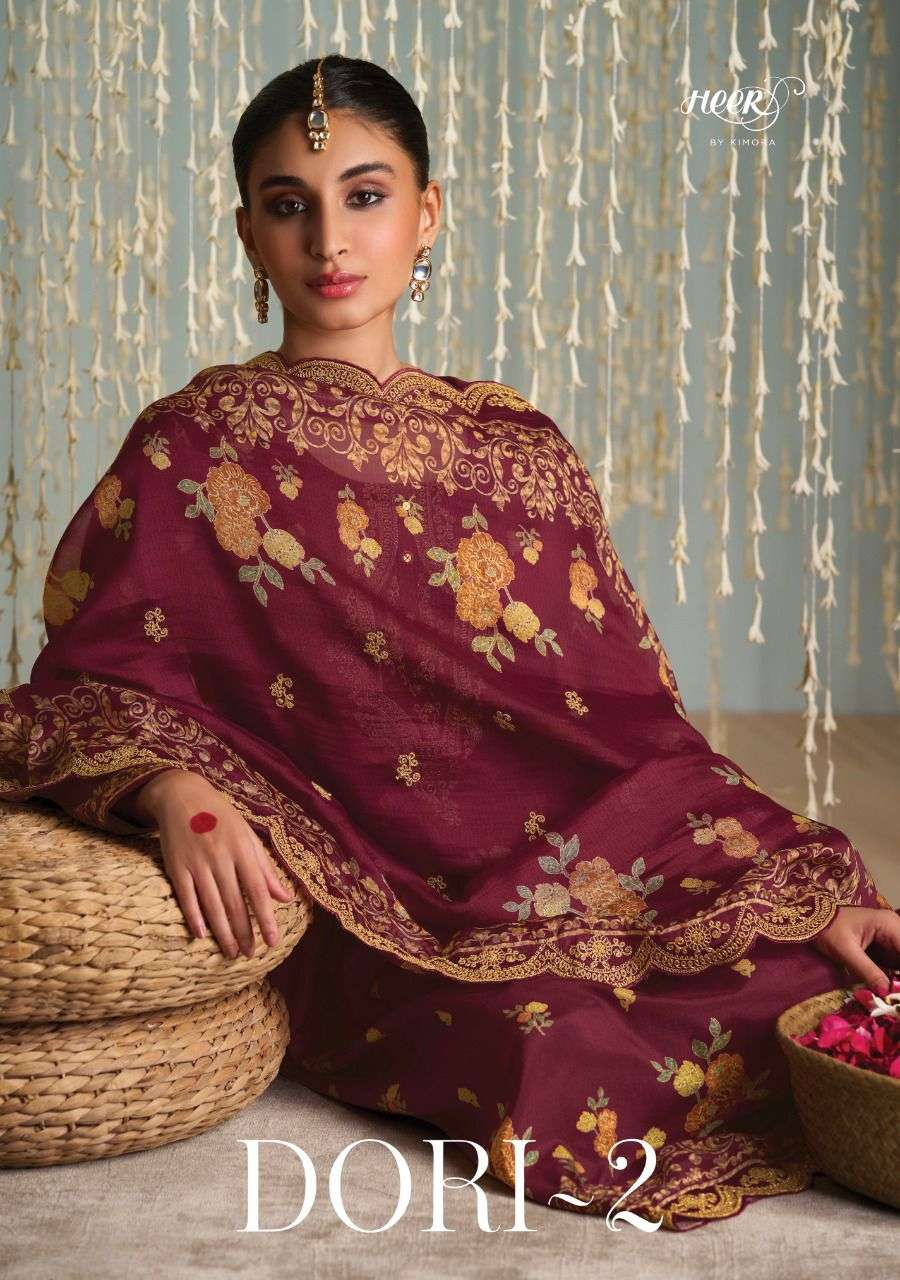 kimora fashion dori vol 2 pure silk heavy designer salwar kameez for women 
