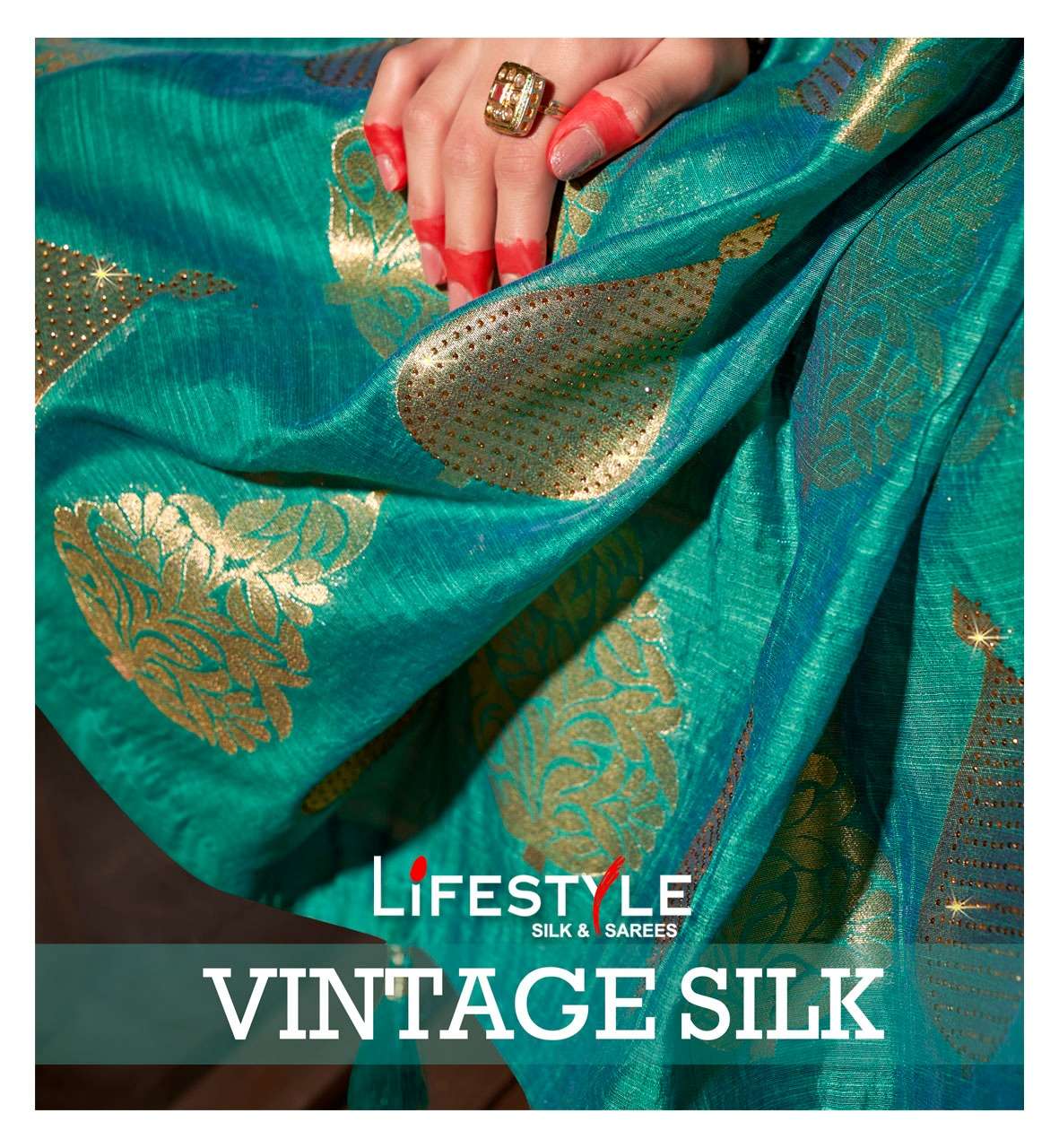 lifestyle vintage silk vol 1 chanderi sarees supplier 