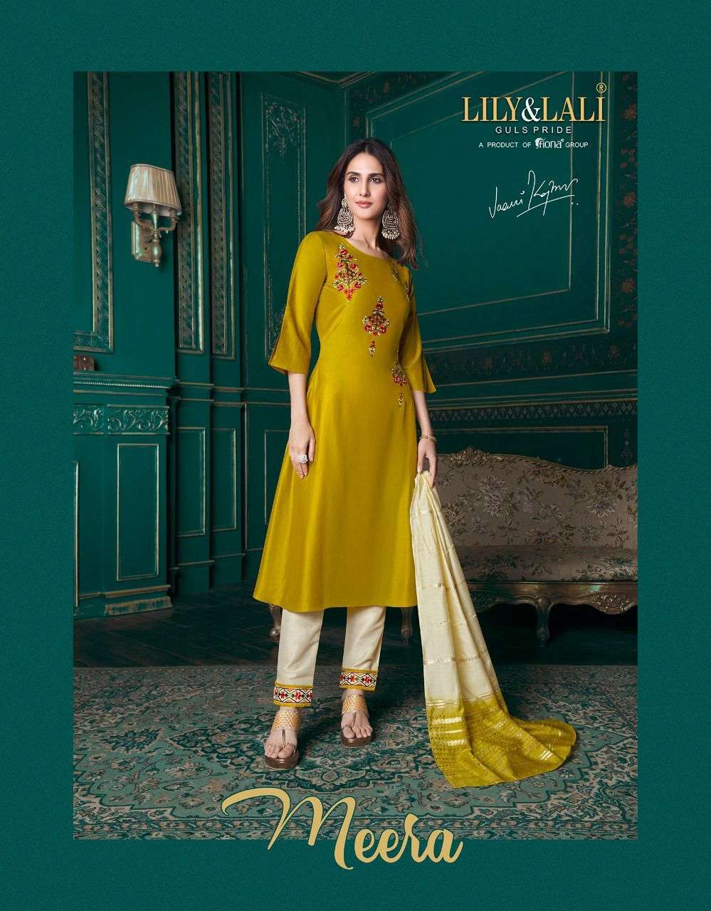 lily & lali launch meera full stitch designer maslin salwar kameez
