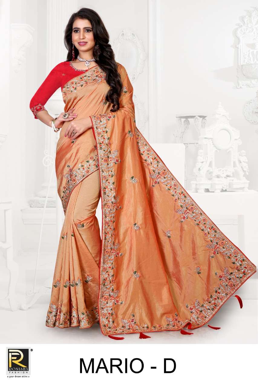 Mario by ranjna saree festive wear exclusive collection wholesale prices 