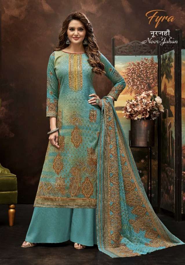 noor jahan by fyre soft cotton daily wear ladies dress materials