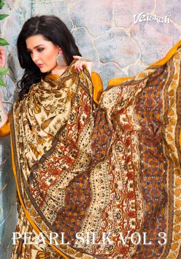 pearl silk vol 3 by vaishali fashion crape printed fancy sarees