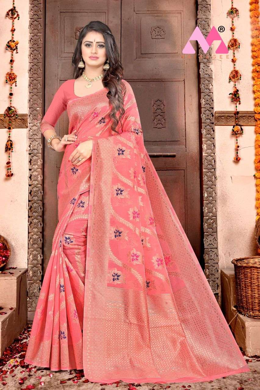 Raja Chanderi Cotton Fancy sarees 