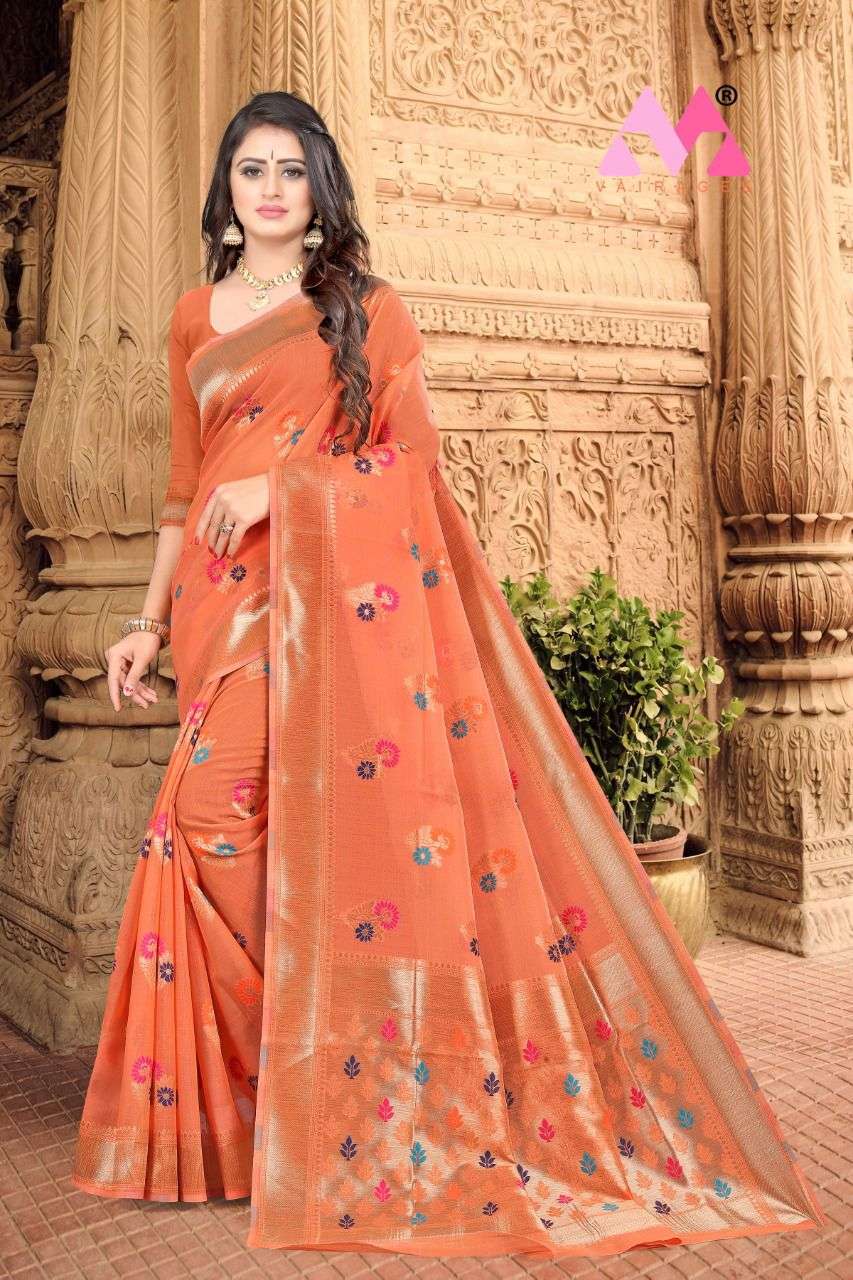 Raja vol 2 Chanderi Cotton printed sarees