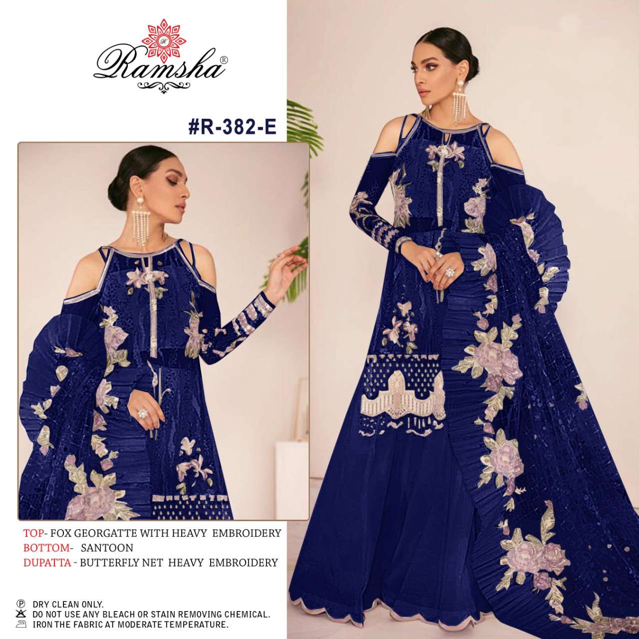 ramsha 382 nx heavy embroidered pakistani dresses 