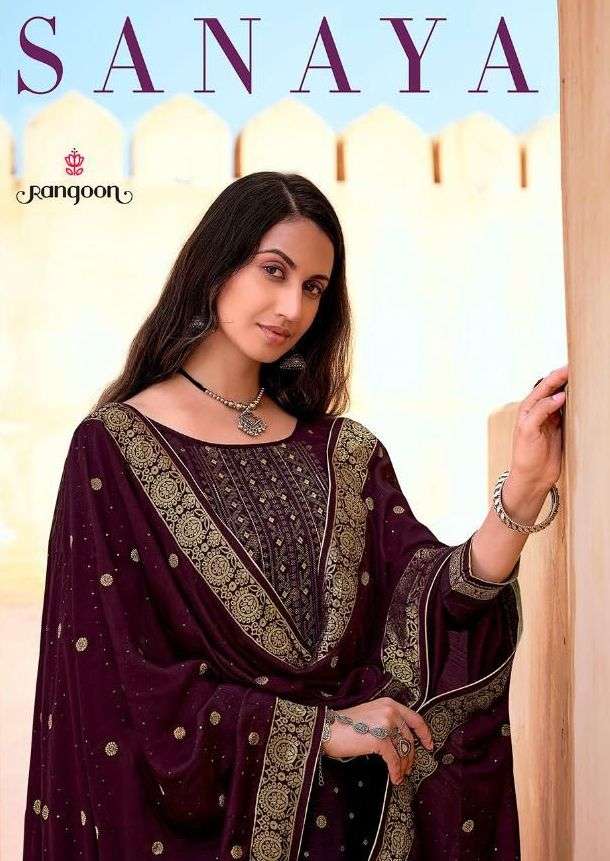 rangoon sanaya readymade salwar kameez catalog new design 2022