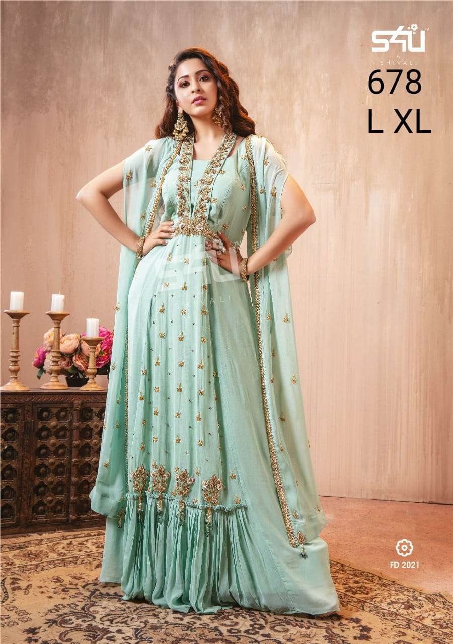 s4u 678 design combo set of party wear dresses 