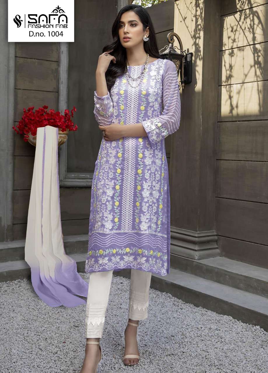 safa 1004 elegant look readymade georgette pakistani dresses