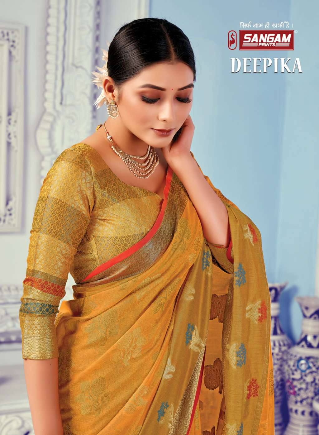 sangam prints deepika cotton saris wholesaler