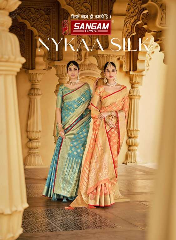 sangam prints nykaa silk handloom cotton saris wholesaler