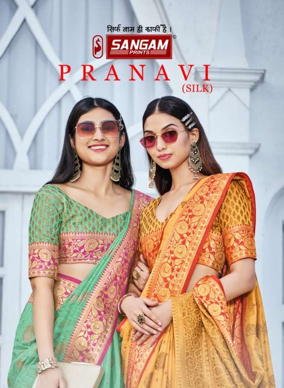 sangam prints pranavi silk handloom cotton saris wholesaler