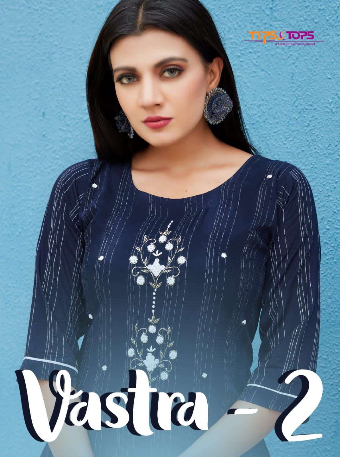 tips & tops launch vastra vol 2 fancy handwork designer kurtis