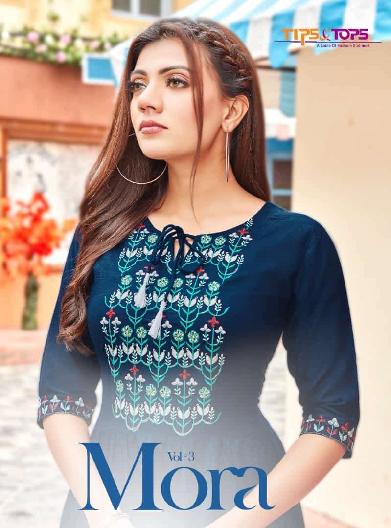 tips & tops mora vol 3 long gown fancy collection 
