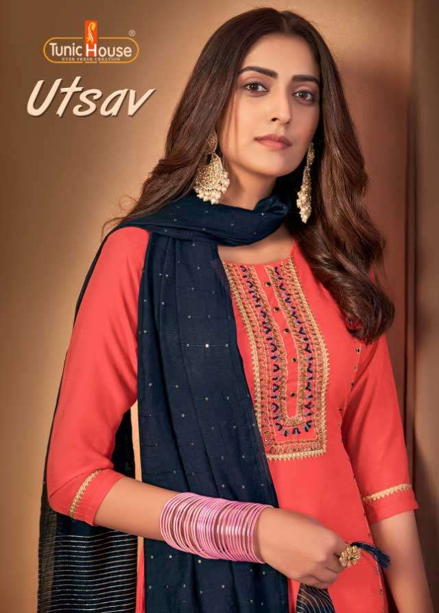 Utsav By Tunic House Exlusive Readymade Salwar Suit Collection