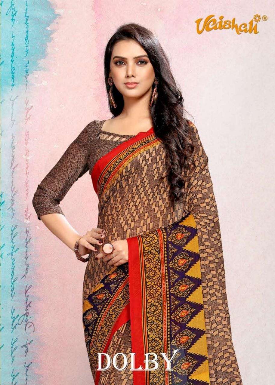 vaishali dolby rangoli printed casual wear saris 