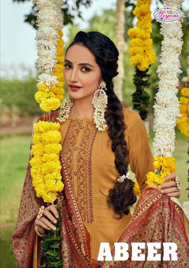 abeer by siyoni designer muslin silk work summer wear dresses wholesaler