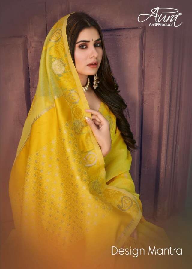 aura design mantra chanderi cotton fancy sarees wholesaler 