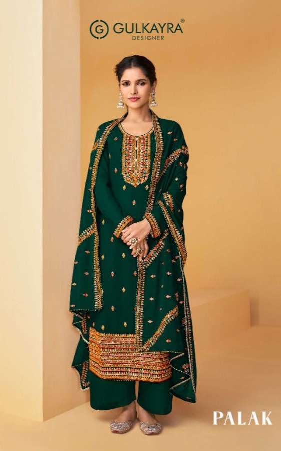 gulkayra designer palak georgette designer salwar kameez