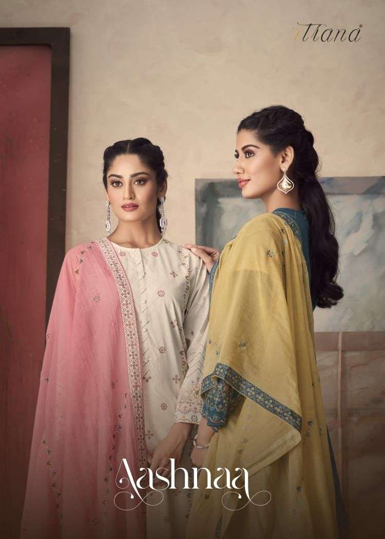 itrana present aashna exclusive cambric dresses online supplier