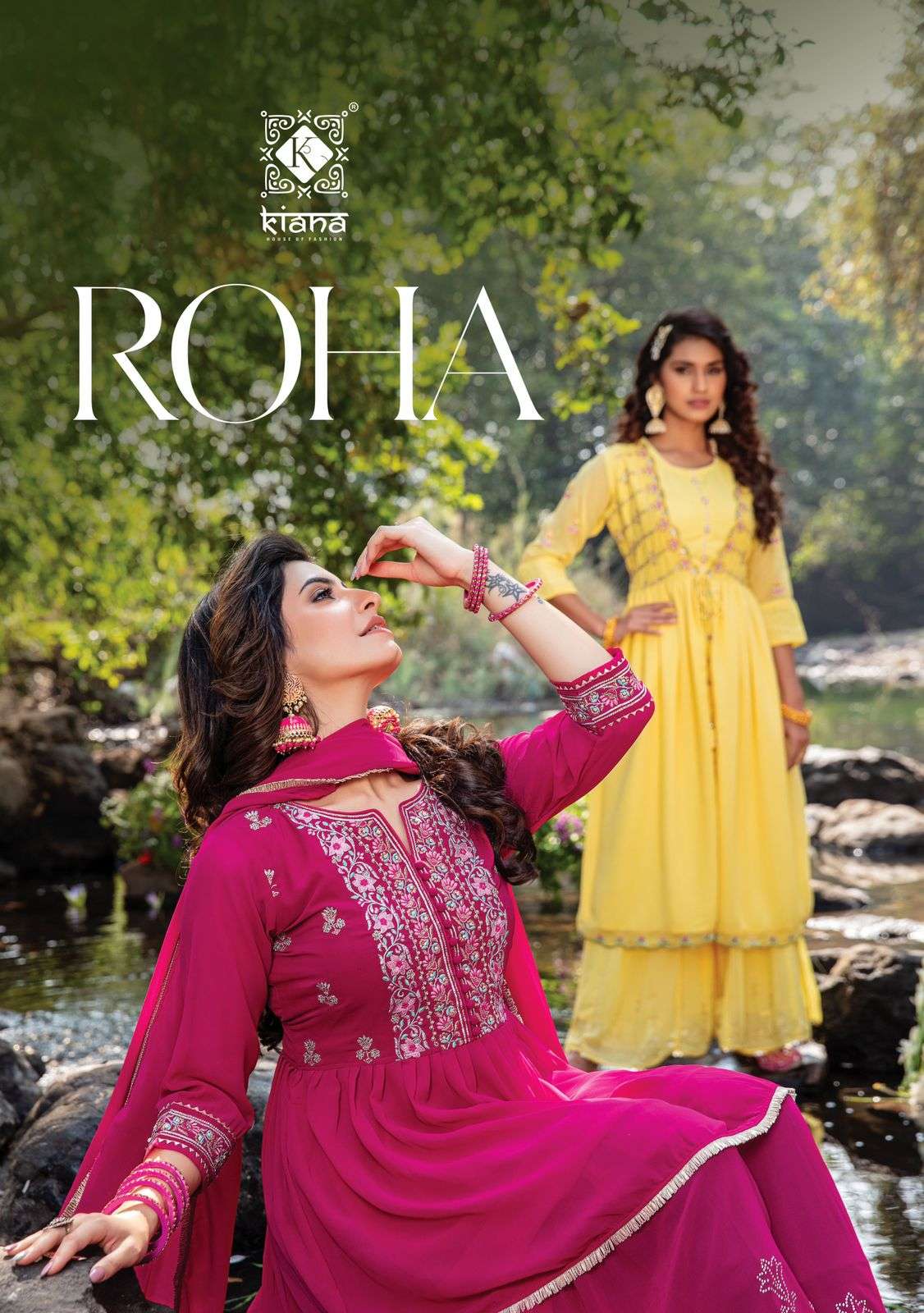 kiana roha exclusive readymade kurti with sharara garara & dupatta concept