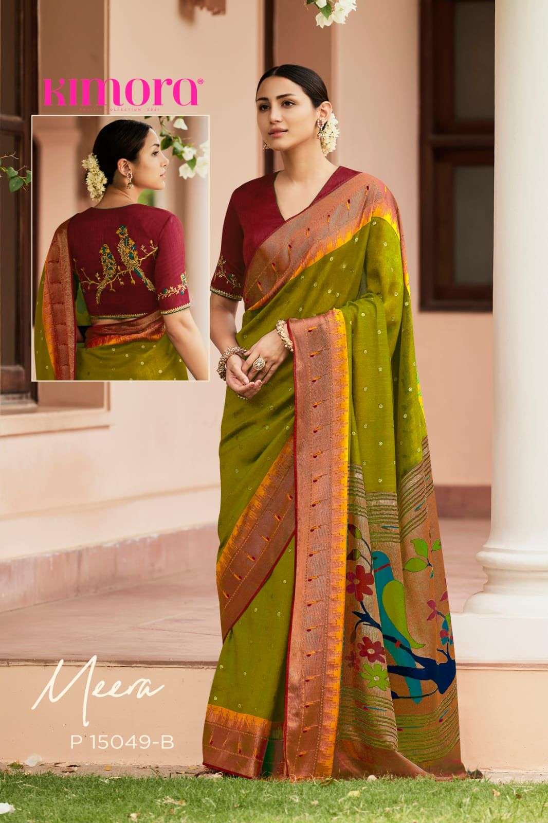 kimora meera 15049 colours designer fancy saree wholesaler