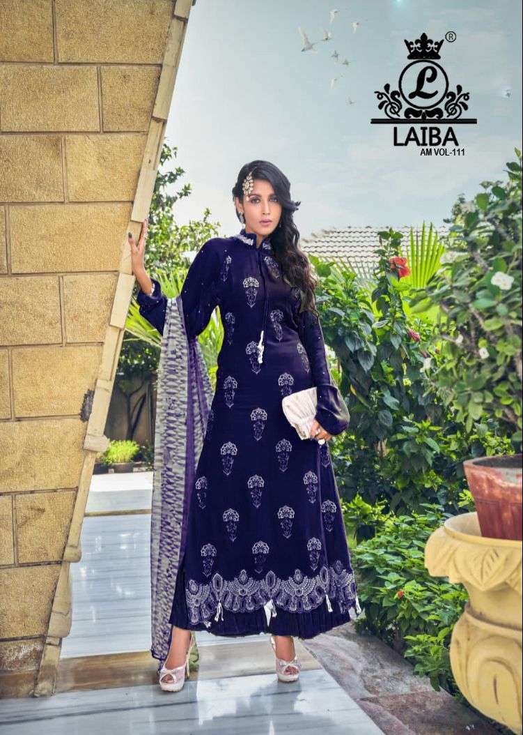 laiba designer am vol 111 pure georgette exclusive readymade pakistani suits