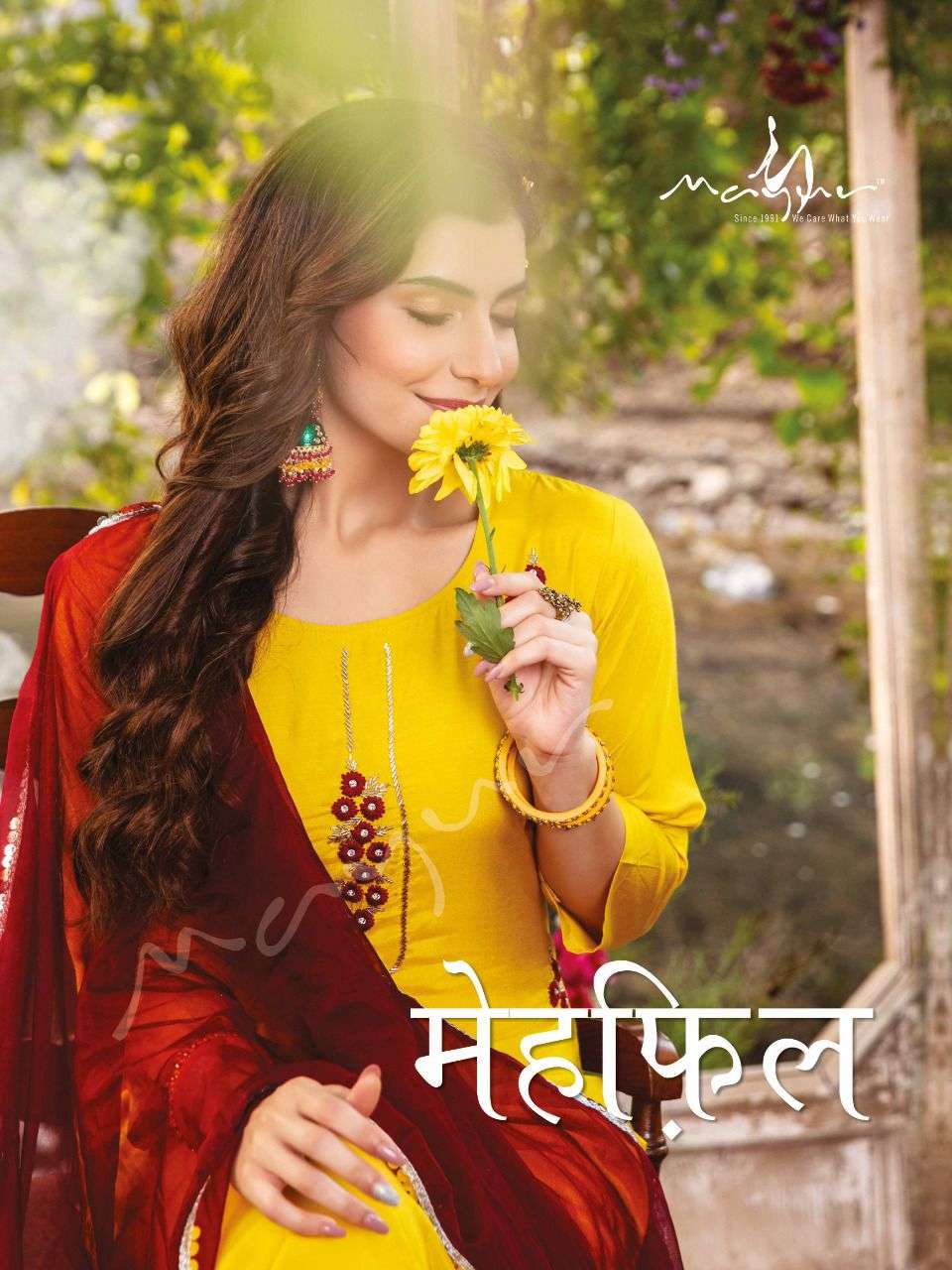 mayur mahfil ethnic wear fancy readymade suits collection 