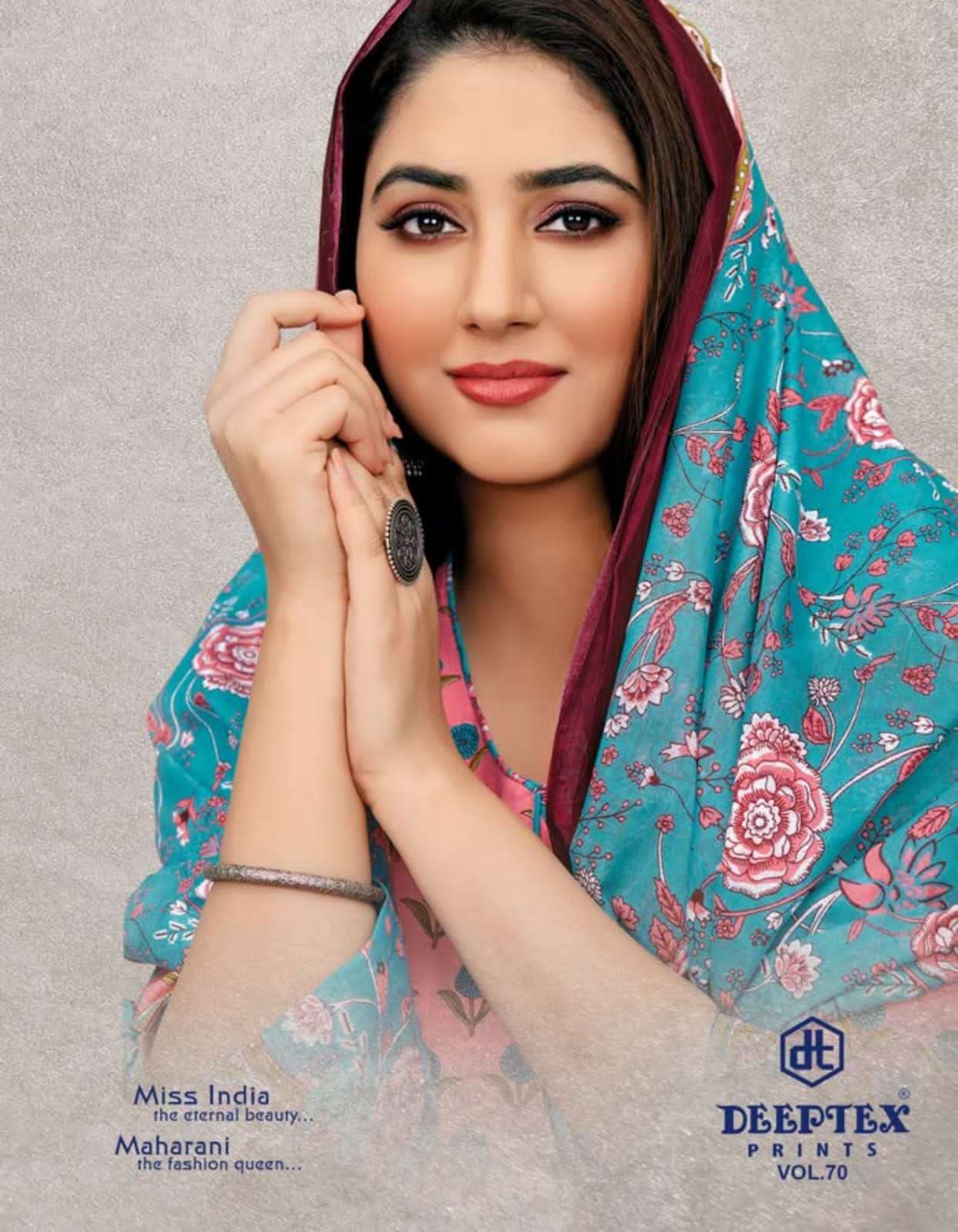 miss india vol 70 by deeptex prints cotton printed dress materials at lowest cost online 