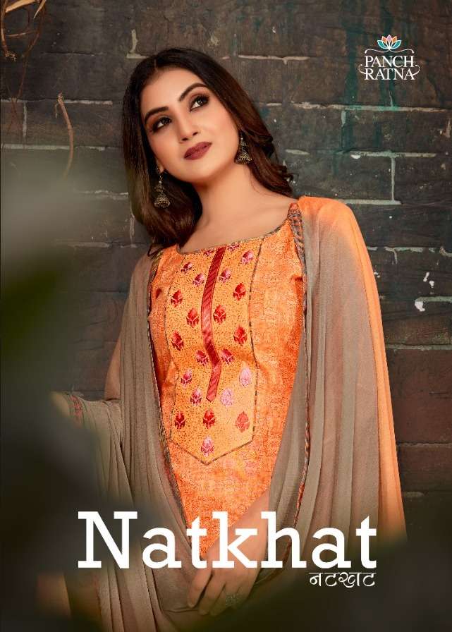 natkhat by panch ratna cotton fancy dress materials