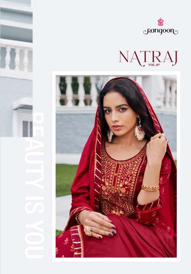 natraj vol 7 by rangoon rayon readymade lehenga style suits supplier
