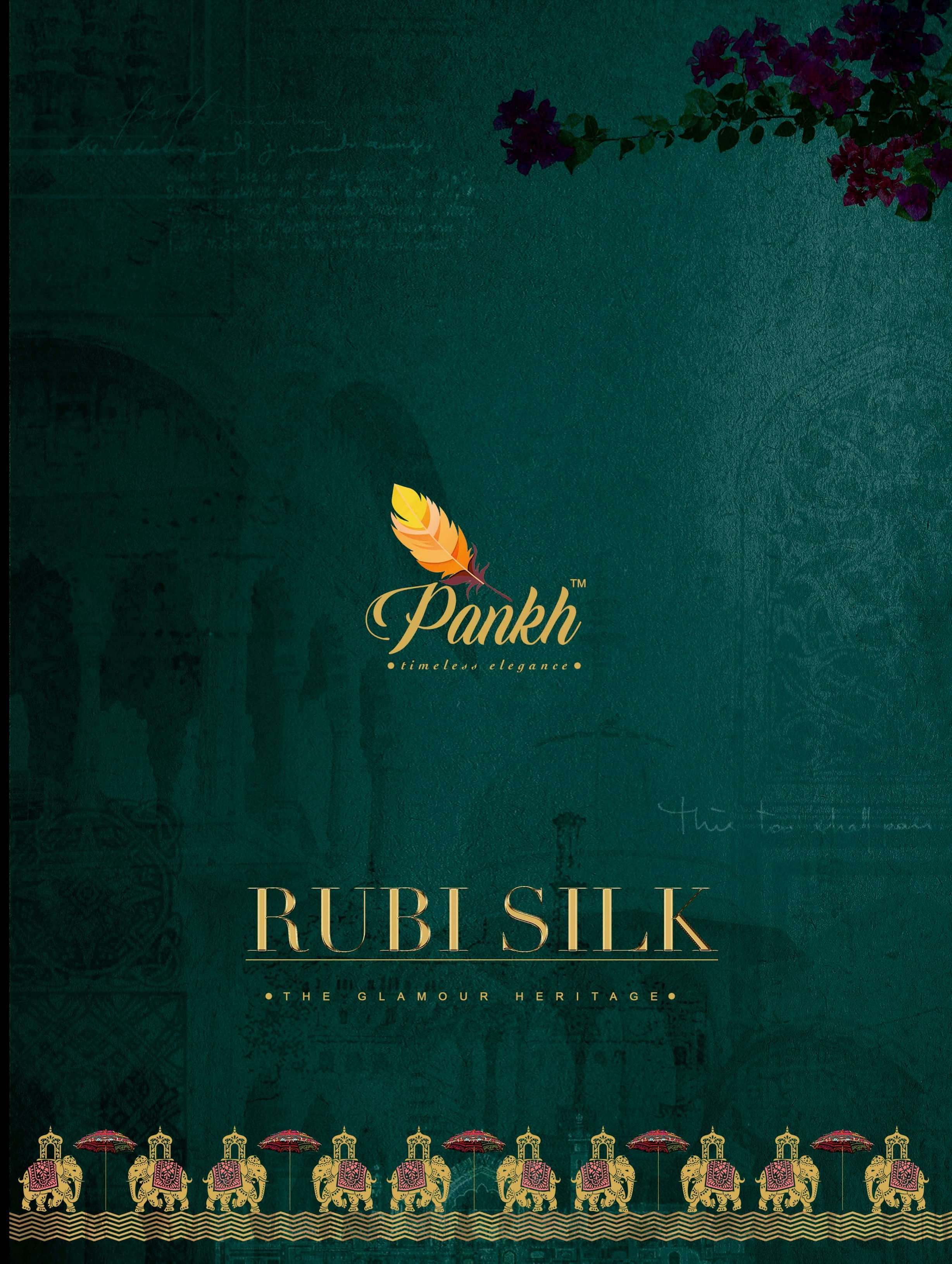 pankh ruby silk 301-311 series festive saree collection 