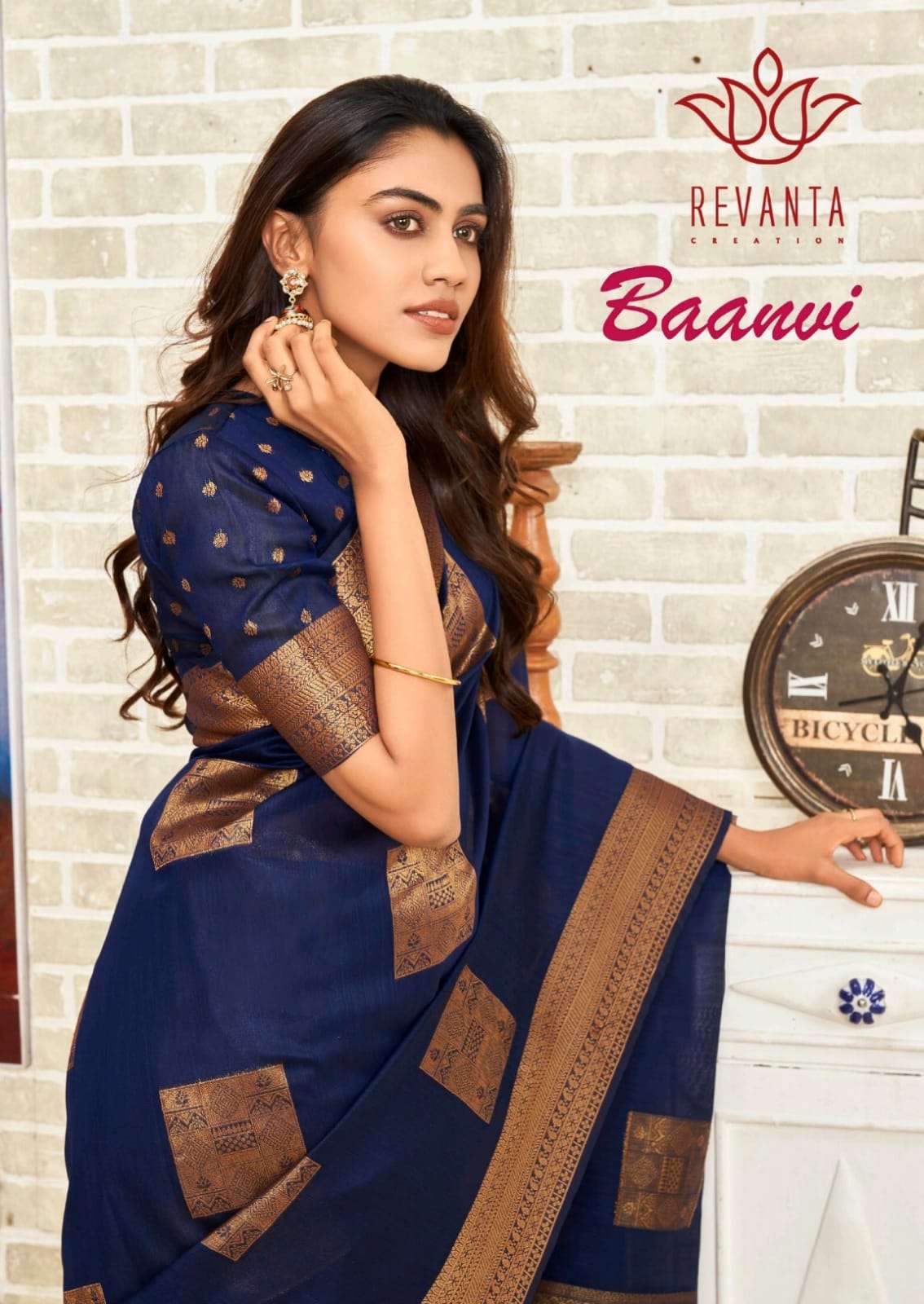 revanta creation baanvi cotton silk summer special fancy saree