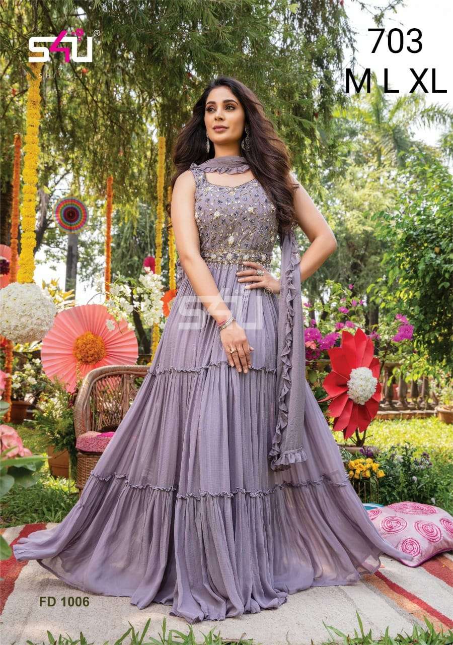 s4u 703 design combo set of exclusive outfit boutique pattern 