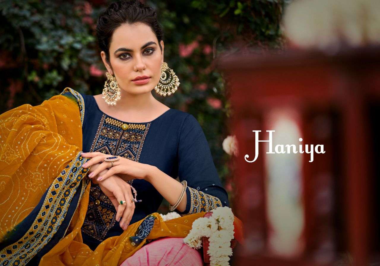sargam launch haniya soft cotton printed salwar kameez