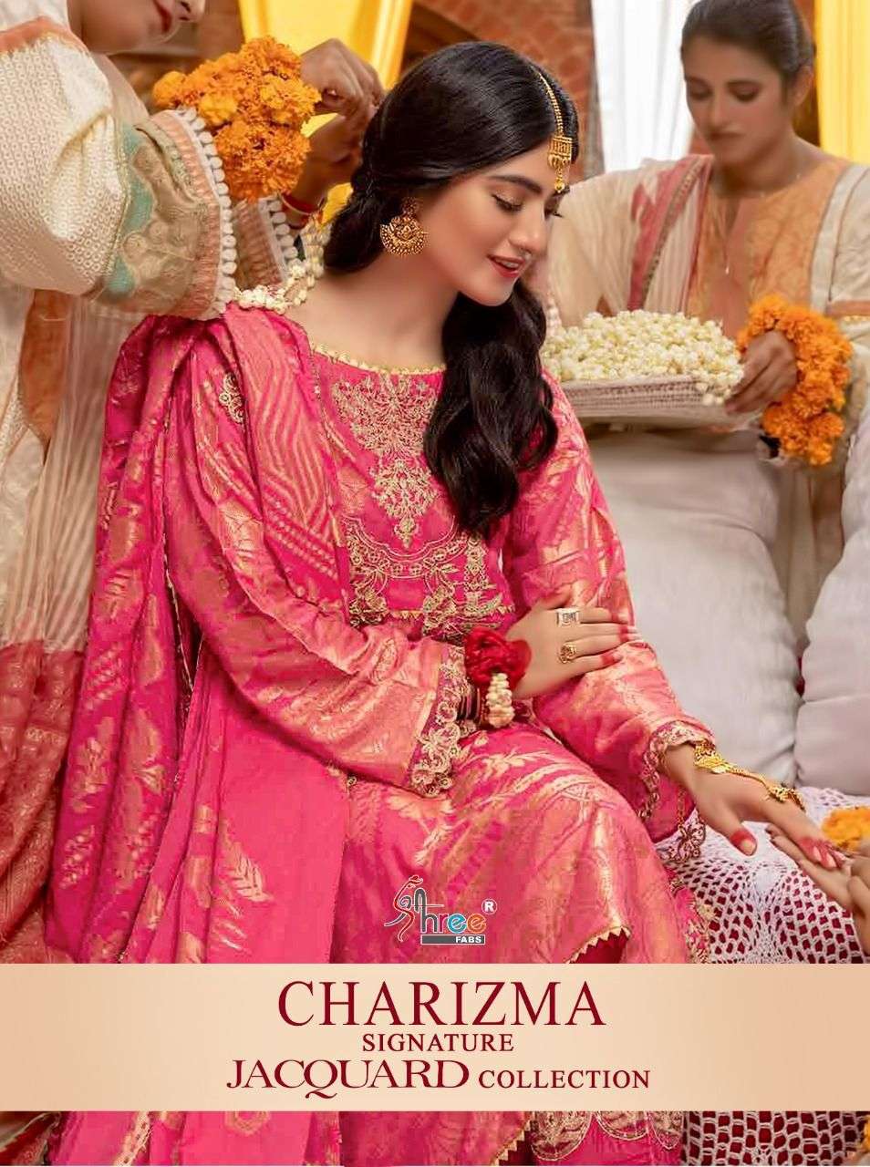 shree fabs charizma signature jacquard collection pakistani dresses 