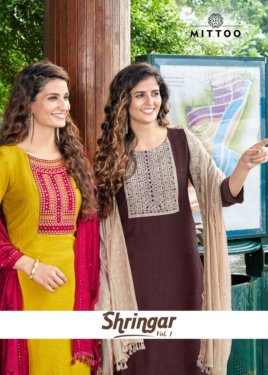 shringar vol 1 by mittoo readymade 3 piece collection
