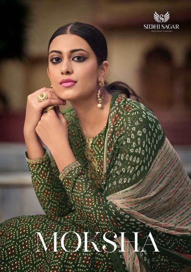 siddhi sagar present moksha muslin silk fancy casual dress materials