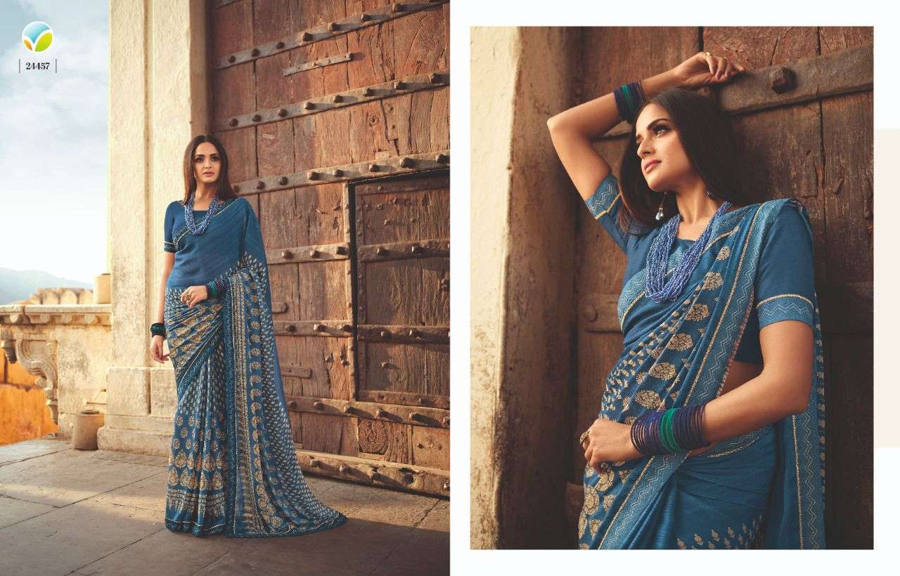 starwalk vol 69 by vinay silk georgette printed fancy sarees