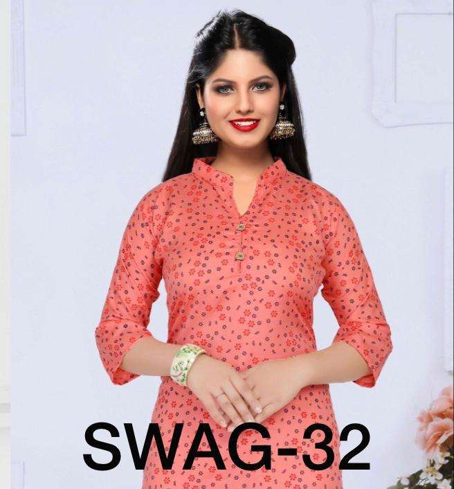 SWAG 32 BY BEAUTY QUEEN HEAVY RAYON COTTON KURTI CATALOG WHOESLAER BEST RATE