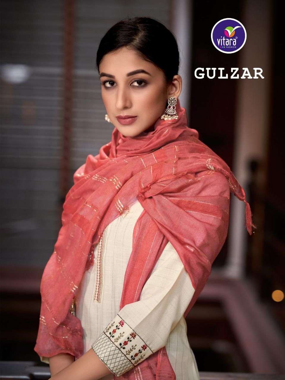 vitara gulzar kurti pent with dupatta set 