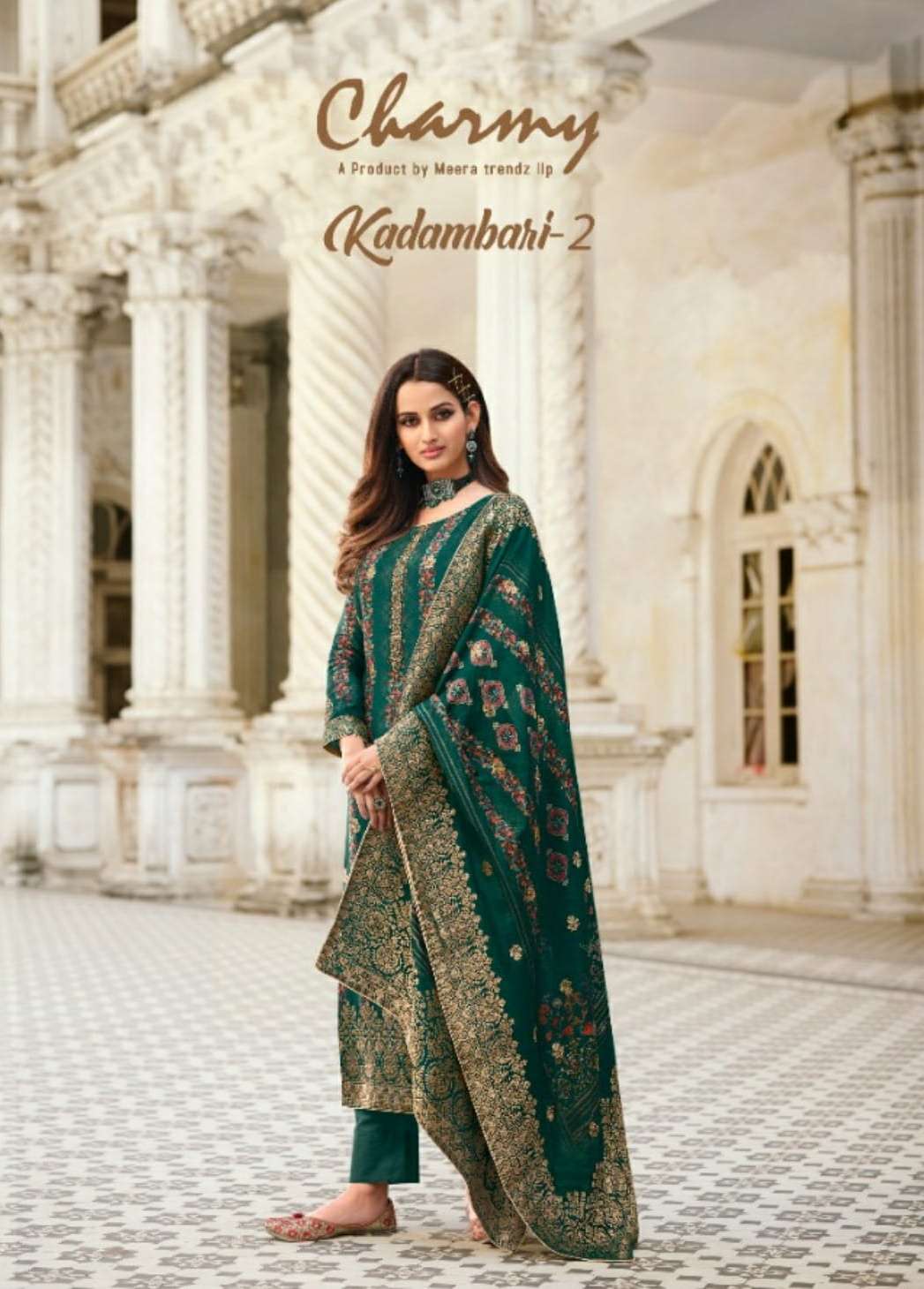 zisa charmy kadambari vol 2 by meera exclusive fancy suit wholesaler