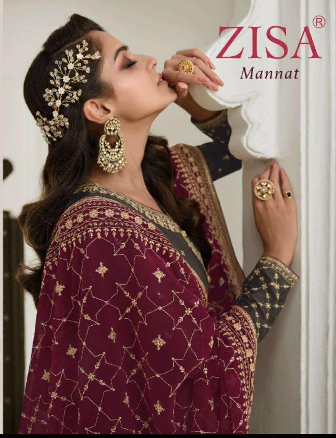 zisa mannat by meera trendz silk embroidery beautiful salwar kameez