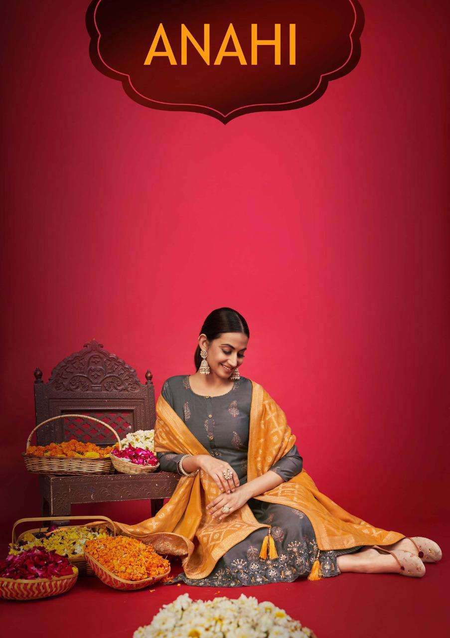 anahi by sargam cotton silk embroidery fancy salwar kameez