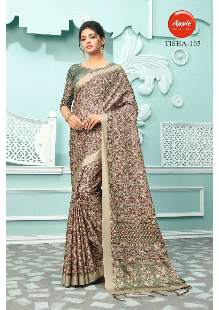 apple tisha vol 1 dola silk sarees best rate shopping online 