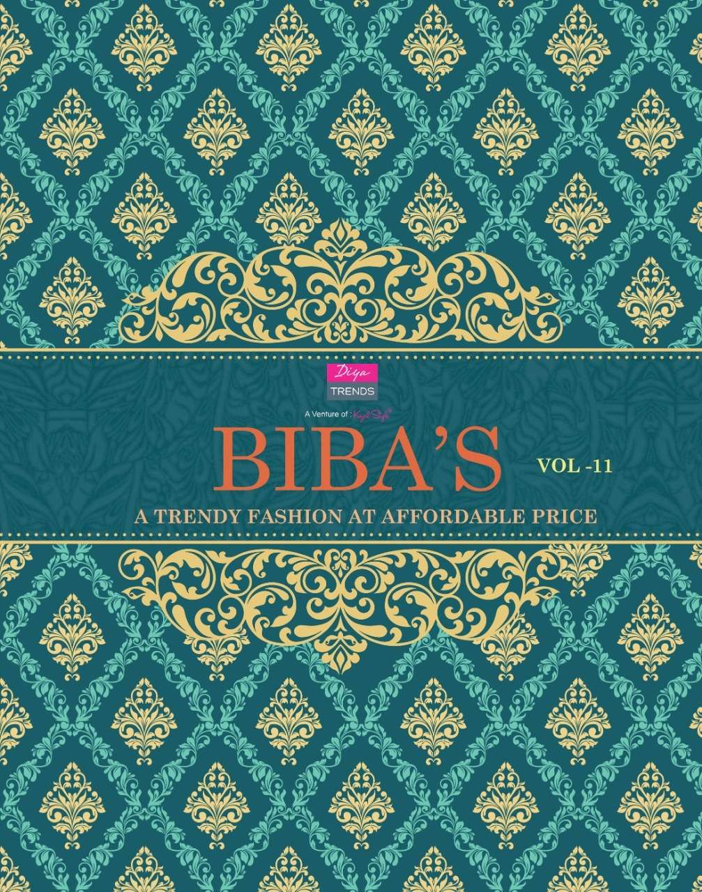 bibas vol 11 by diya trendz rayon kurti with plazzo pair